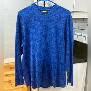 Golf Wang Blue Patterned Long Sleeve Tee